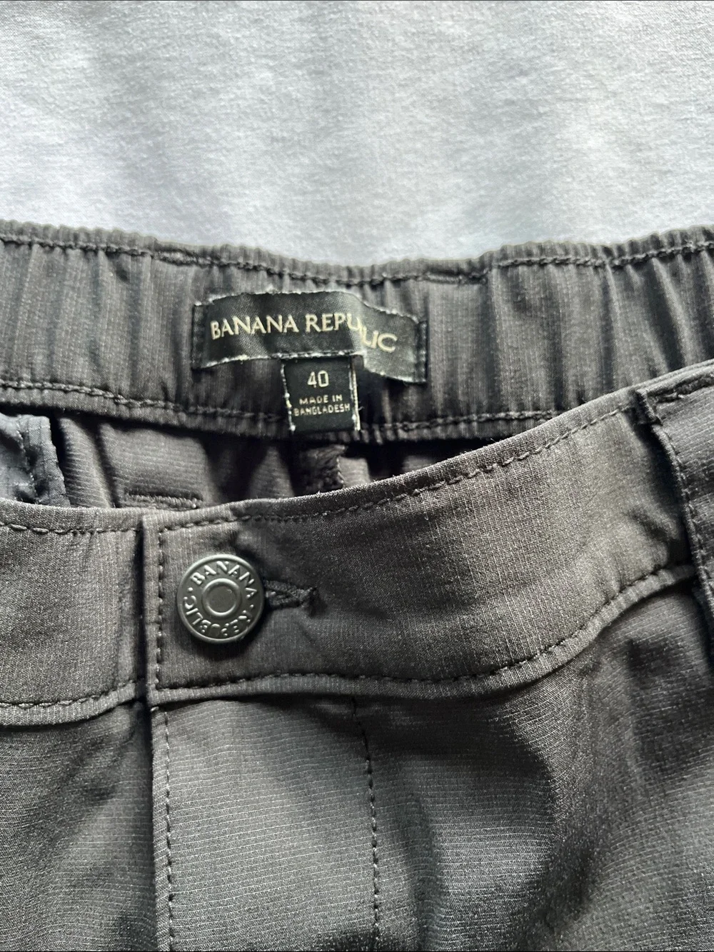 Banana Republic Black Flat-Front Men's Shorts